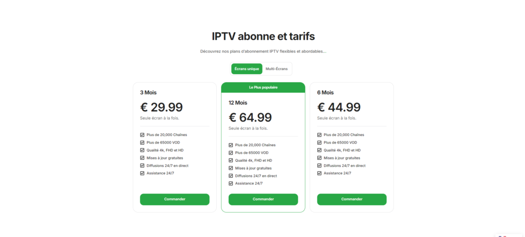 iptv abonne ptv abonne